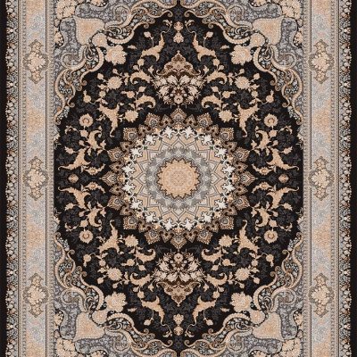 فرش ماشینی طرح ترانه ذغالی 700 شانه
