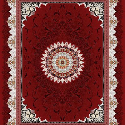 فرش ماشینی طرح دلاریس لاکی 1000 شانه