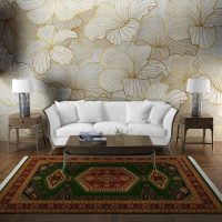 فرش ماشینی هیوا طرح بوستان 508-G سبز ۷۰۰ شانه