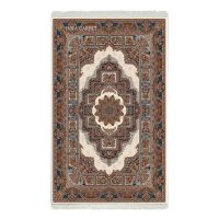 فرش ماشینی هیوا طرح کلاسیک C-116 کرم ۷۰۰ شانه