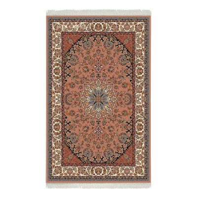 فرش ماشینی هیوا طرح کلاسیک BE-115 بژ ۷۰۰ شانه