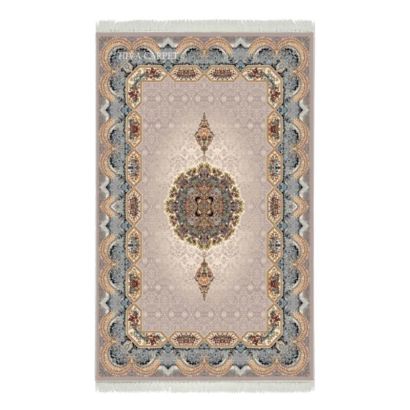 فرش ماشینی هیوا طرح کلاسیک V-106 فیلی ۷۰۰ شانه