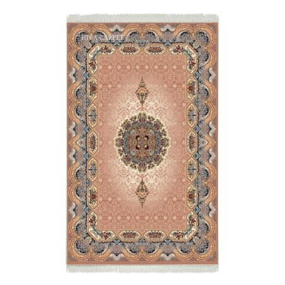 فرش ماشینی هیوا طرح کلاسیک BE-106 بژ ۷۰۰ شانه