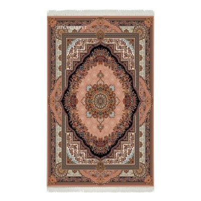 فرش ماشینی هیوا طرح کلاسیک BE-110 بژ ۷۰۰ شانه