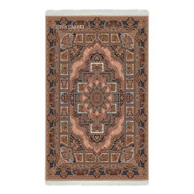 فرش ماشینی هیوا طرح کلاسیک BE-116 بژ ۷۰۰ شانه