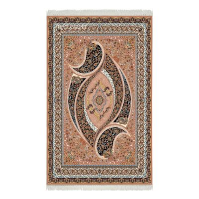 فرش ماشینی هیوا طرح کلاسیک BE-133 بژ ۷۰۰ شانه
