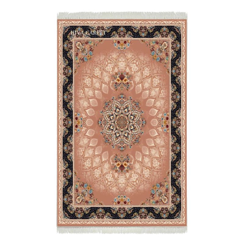 فرش ماشینی هیوا طرح کلاسیک BE-135 بژ ۷۰۰ شانه