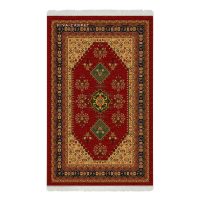 فرش ماشینی هیوا طرح بوستان R-502 لاکی ۷۰۰ شانه