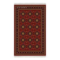 فرش ماشینی هیوا طرح بوستان R-514 لاکی ۷۰۰ شانه