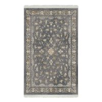 فرش ماشینی هیوا طرح طلاکوب S-2003 نقره ای 700 شانه
