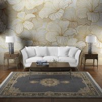فرش ماشینی هیوا طرح طلاکوب S-2006 نقره ای 700 شانه