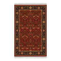 فرش ماشینی هیوا طرح بوستان R-521 لاکی ۷۰۰ شانه