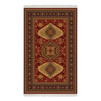 فرش ماشینی هیوا طرح بوستان R-525 لاکی ۷۰۰ شانه