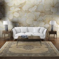 فرش ماشینی هیوا طرح لایت 90۲-BE بژ ۷۰۰ شانه