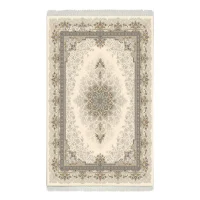 فرش ماشینی هیوا طرح لایت 902-C کرم ۷۰۰ شانه