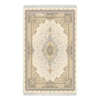 فرش ماشینی هیوا طرح لایت 903-C کرم ۷۰۰ شانه