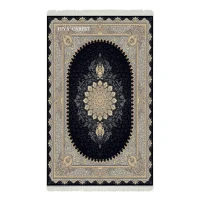 فرش ماشینی هیوا طرح لایت 904-N سرمه ای ۷۰۰ شانه
