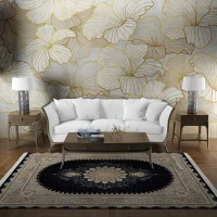 فرش ماشینی هیوا طرح لایت 904-N سرمه ای ۷۰۰ شانه