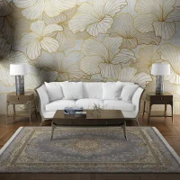 فرش ماشینی هیوا طرح لایت 902-S نقره ای ۷۰۰ شانه