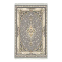 فرش ماشینی هیوا طرح لایت 903-S نقره ای ۷۰۰ شانه