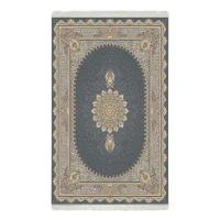 فرش ماشینی هیوا طرح لایت 904-SM دودی ۷۰۰ شانه
