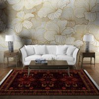 فرش ماشینی هیوا طرح بلوچ 1-208 سرمه ای 700 شانه