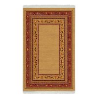 فرش ماشینی هیوا طرح خزان 1-441 بژ ۷۰۰ شانه