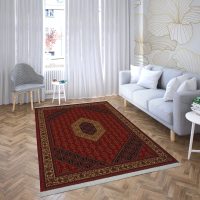 فرش ماشینی شمس طرح بلوچ 722 لاکی