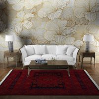 فرش ماشینی شمس طرح بلوچ 714 لاکی