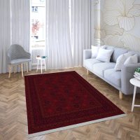 فرش ماشینی شمس طرح بلوچ 704 لاکی