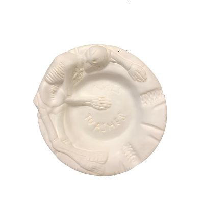 زیر سیگاری اسکلت