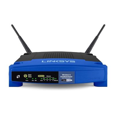 صفحه نخست router linksys wrt54gs 4