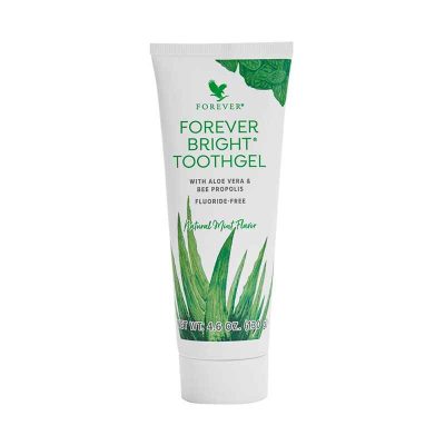 خمیردندان فوراور لیوینگ پروداکتس مدل آلوئه ورا Forever Bright Toothgel