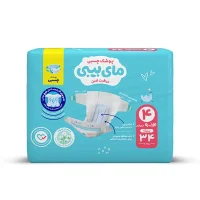 پوشک مای بیبی چسبی سایز 4 بسته 34 عددی