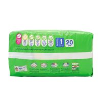 پوشک کودک مولفیکس مدل چسبی سایز 1 بسته 20 عددی