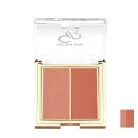 پالت رژگونه دو رنگ گلدن رز مدل Iconic Duo Peachy Coral شماره 02