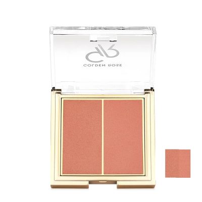 پالت رژگونه دو رنگ گلدن رز مدل Iconic Duo Soft Pink شماره 04