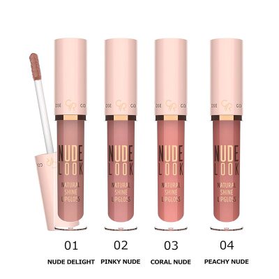 رژ لب مایع NUDE LOOK گلدن رز NATURAL SHINE