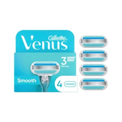 تیغ یدک ژیلت مدل Venus Smooth بسته 4 عددی‎