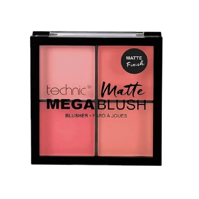 پالت رژگونه 4 رنگ مات تکنیک Technic Mega Blush
